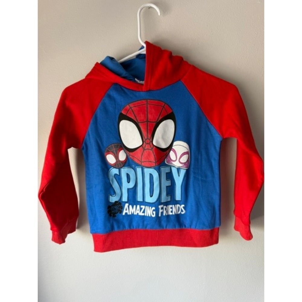 Marvel Spidey and His Amazing Friends Hoodie and Joggers Set Red Blue Kids